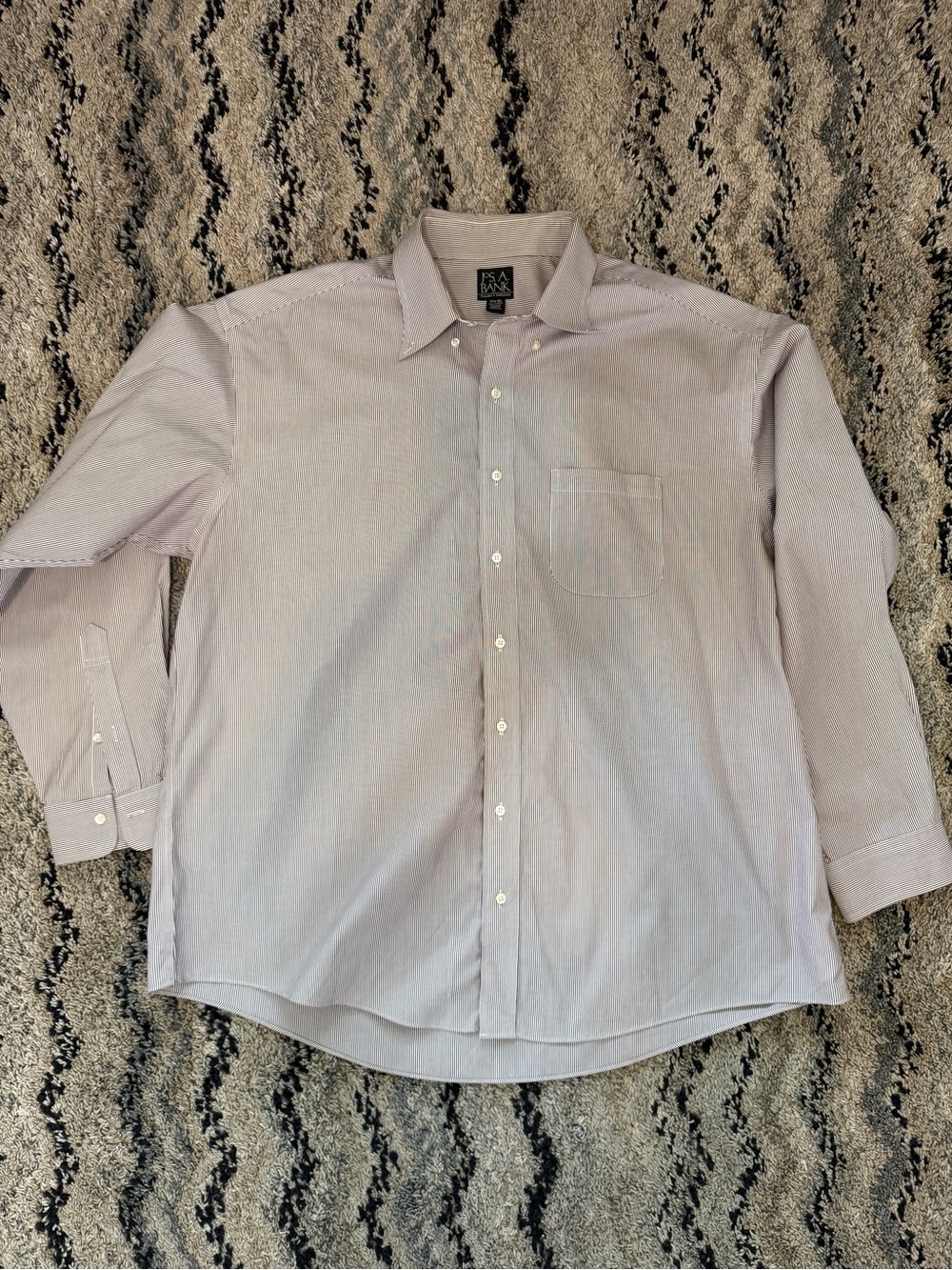 Jos. A. Bank Light Lavender Button-Down Dress Shirt